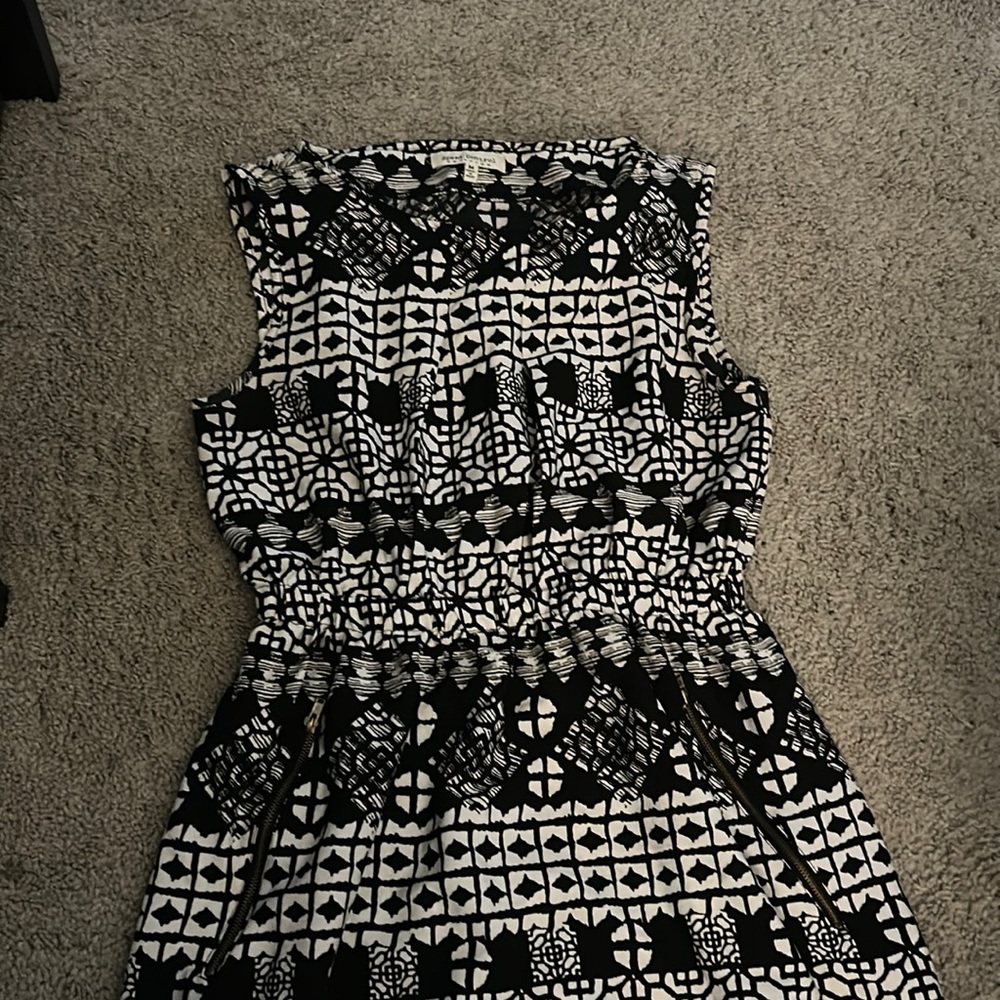 High neck line business dress